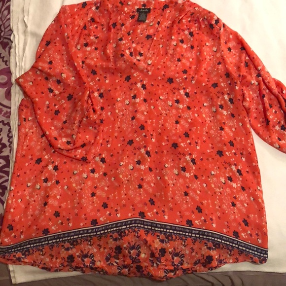 Justify Tops - 3/4 sleeve floral blouse